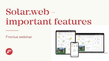 Webinar: Solar.web - Important features