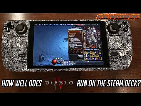 How well does Diablo 4 run on the Steam Deck?