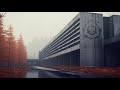 Scp research center the fall  3 hour scp ambient with rain sounds relaxing music part 4