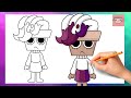 How To Draw Brusha from Dandy's World | Easy Drawing Tutorial
