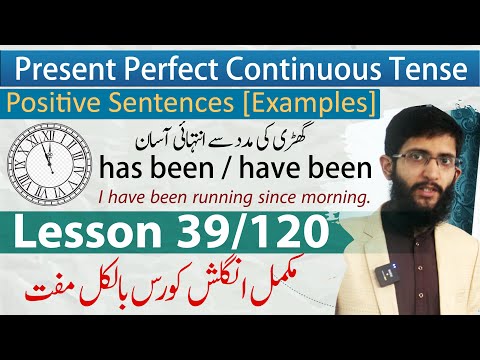 Lecture 39 Present Perfect Continuous Tense | Use of Has Been/Have Been