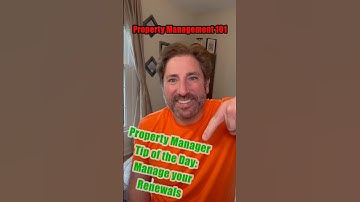 Property Manager Tip of the Day || Manage your Renewals|| PM 101 #shorts