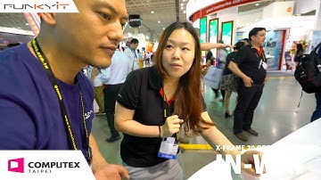IN-WIN X-FRAME OPEN AIR CHASSIS - Computex 2016 with Funkykit.com