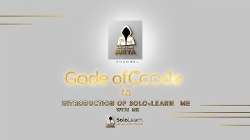 Introduction to sololearn - God of code
