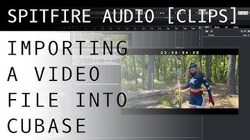 How To Import and Export Video Files In Cubase