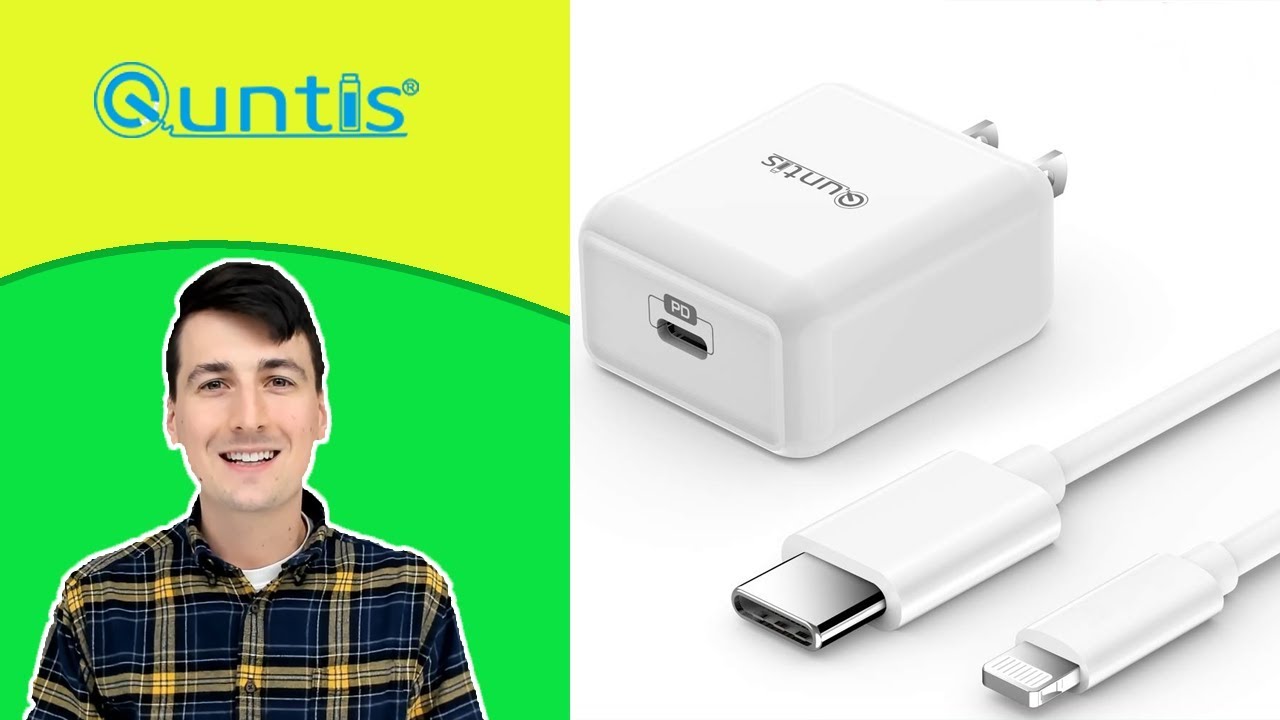 Quntis Fast Charger Review // USB C to Lightning Cable Apple Certified Fast Charger