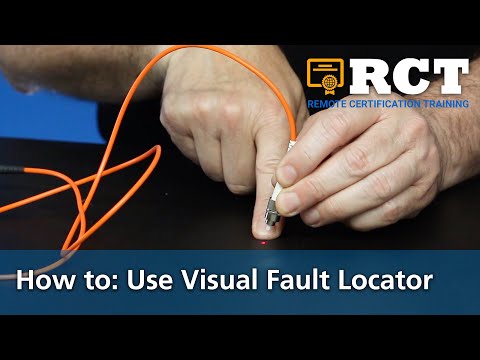 How to: Use Visual Fault Locator (VFL)