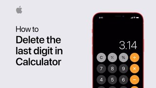 Swipe to delete in Calculator – Apple Support screenshot 5