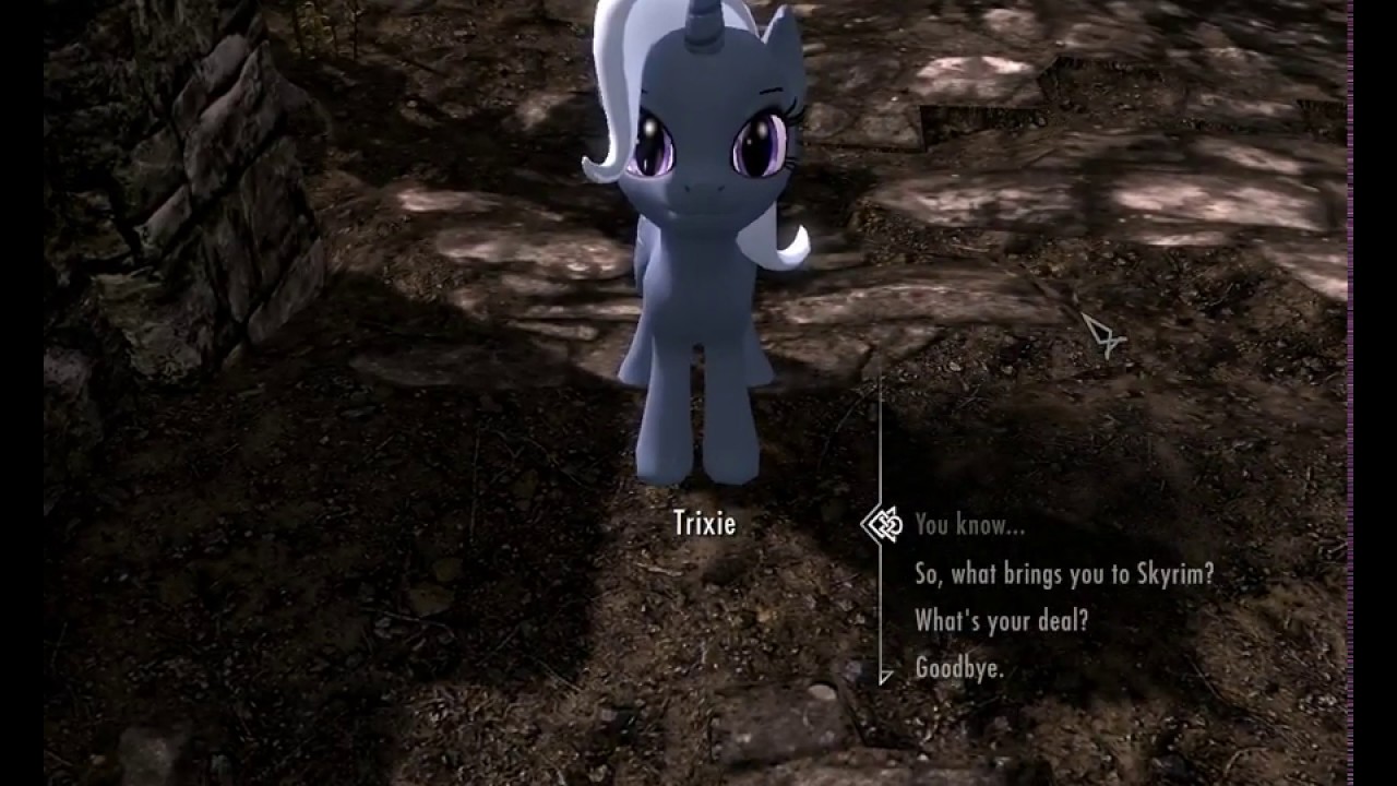 Skyrim Pony Followers new models (Crimes Against Nature addon) - YouTube.