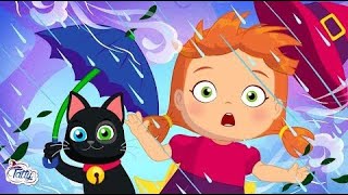 картинка: Магическият свят е в ОПАСНОСТ 🌪️ Кой живее в къщата на вълшебниците? Малката вещица Татти и Мисифу