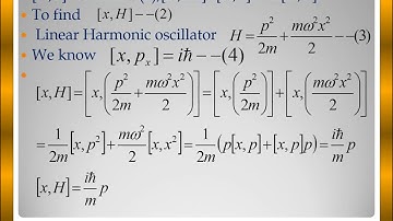 Commutation relation between Position and Hamiltonian