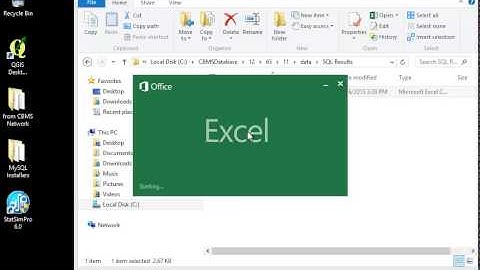 CBMS Tutorial: 07 MySQL Query Browser   Exporting Results to CSV and HTML