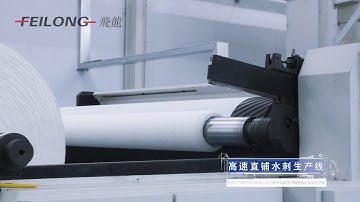 Spunlace line 3.8m High speed Random line