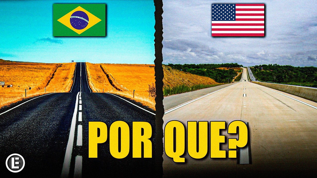 Por que no BRASIL não fazemos estradas como os Americanos? De Concreto! Durável