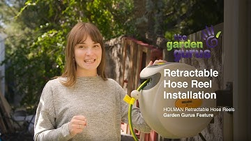 How To Install a Holman Retractable Hose Reel with The Garden Gurus
