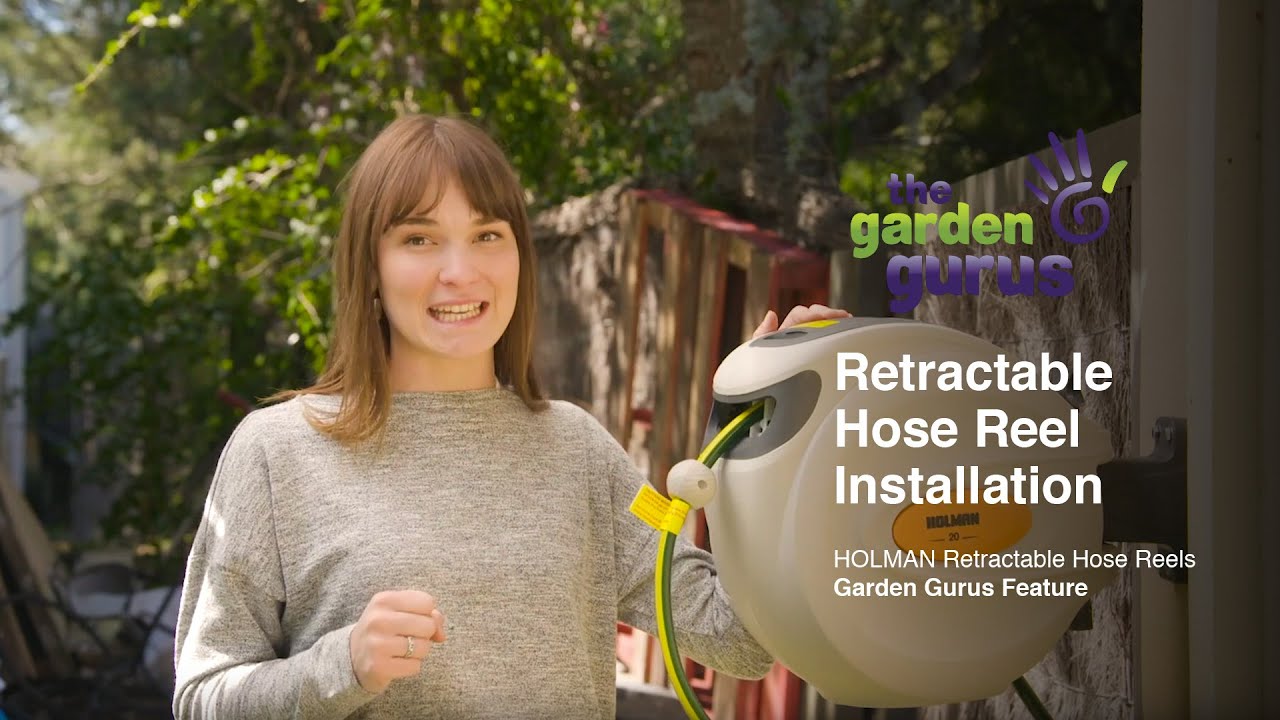 How To Install a Holman Retractable Hose Reel with The Garden Gurus