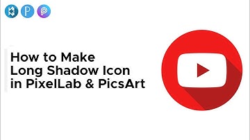 How to Make Long Shadow Icon in PixelLab & PicsArt