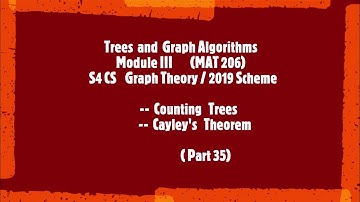 #MAT206 #COUNTING TREES #CAYLEY