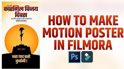 How To Make Motion Poster In Filmora, New Style Cinematic Motion Poster 2021
