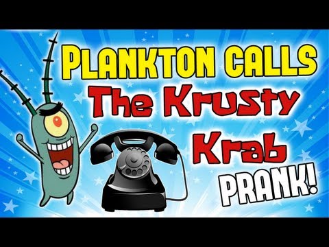 Plankton calls The Krusty Krab - Prank Call (McDonalds)