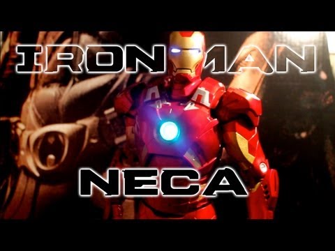 NECA Avengers: IRON MAN 1/4 Scale Action Figure Review ...