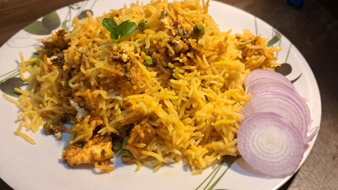టేస్టీ&అండ్ స్పైసీగా హోమ్ స్టైల్ లో పనీర్ దమ్ బిర్యానీ రెసిపీ#Delicious panner dum biryani recipe#