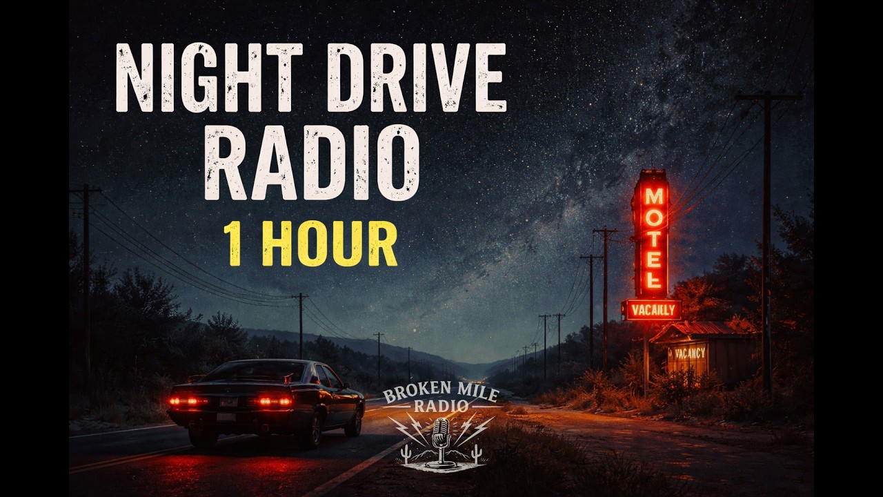 Broken Mile Radio — Night Drive Through Nowhere (1 Hour Dark Americana Mix)