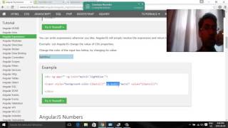 Lesson 4 AngularJS Expressions