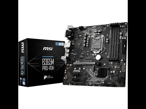 ОНЛАЙН ТРЕЙД.РУ — Материнская плата MSI B365M PRO-VDH (LGA1151v2, mATX) Код товара: 1894806.