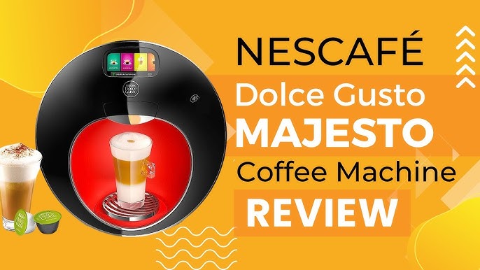 Nescafe Dolce Gusto Majesto Espresso and Specialty Single Serve Coffee Maker  1.90 quartSingle serve Smart Connect Black Red - Office Depot