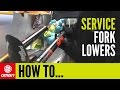 How To Service Your Fox Suspension Fork Lower Legs | Mountain Bike Maintenance