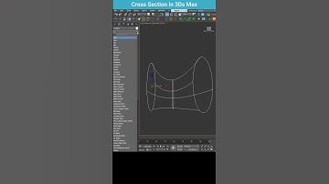 3ds Max: Modeling with Lines & CrossSection Modifier #shorts  #3dsmax #spline #modeling