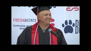 Fresno State Graduation Speech y CDCR Incarcerated Student