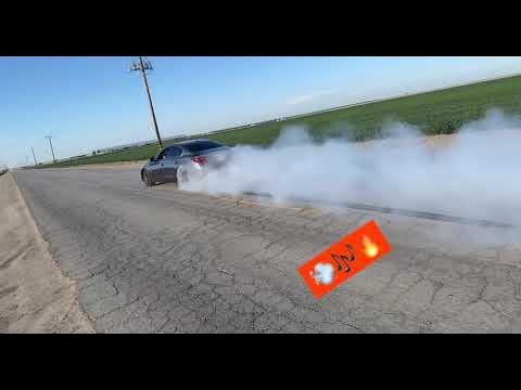 Infiniti Q50 redsport with ams lower downpipes and muffler delete - YouTube