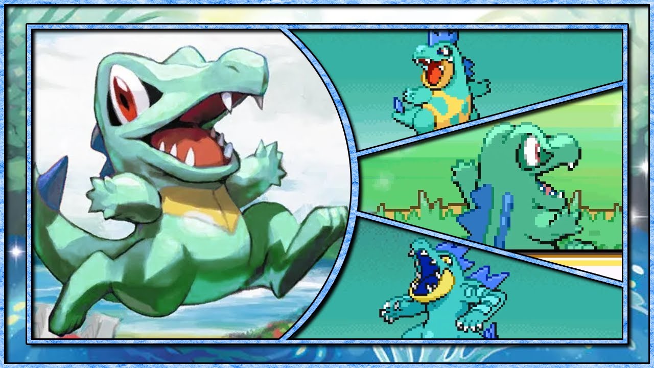 Live shiny Totodile (+Evos) on Pokemon HeartGold after 4,732 starters