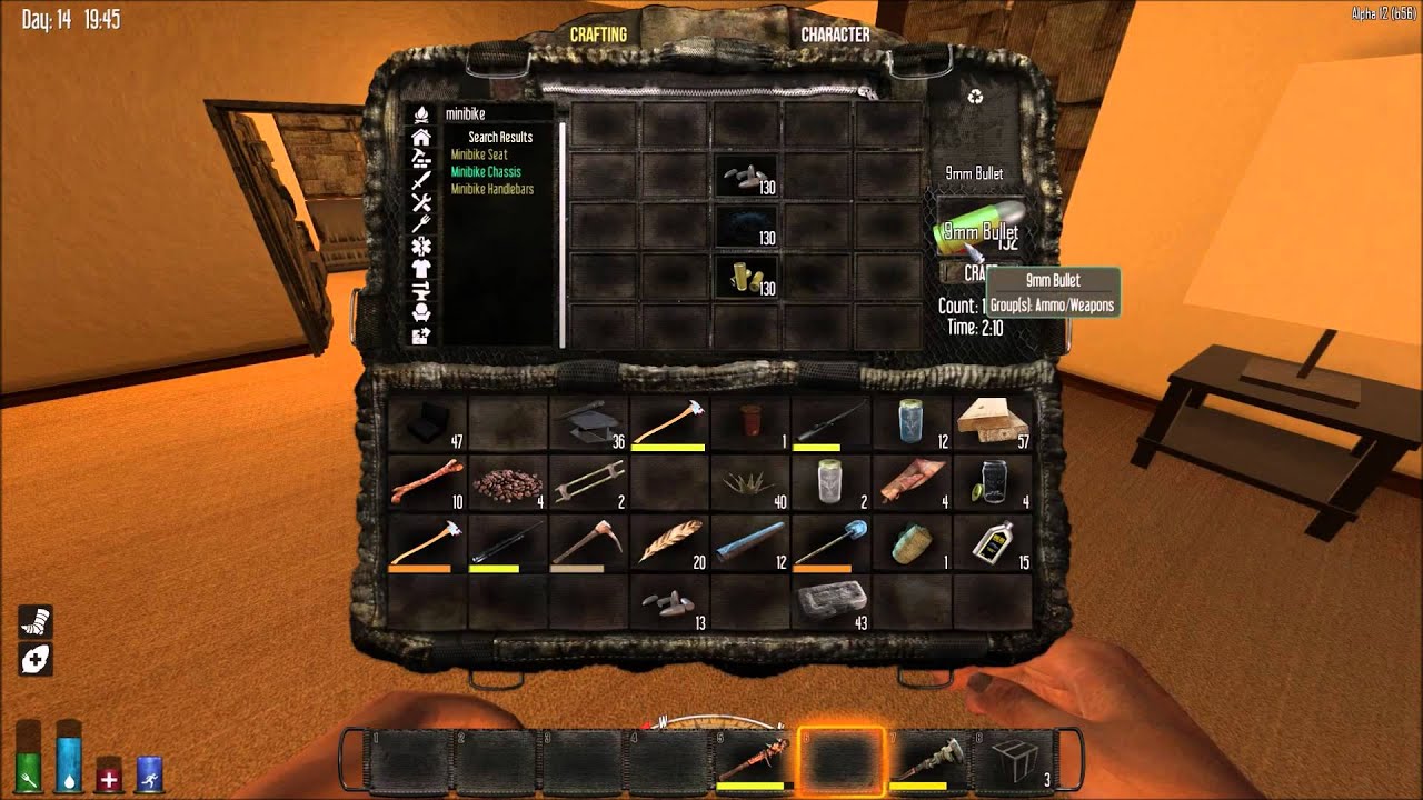 7 Days to Die, Dupe Glitch How to Dupe Bullets YouTube
