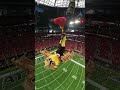 Freddie Falcon knows no fear at Mercedes-Benz Stadium 🤣 #nfl #stunt #shorts #football