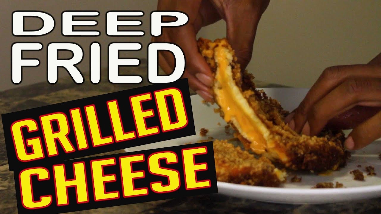 DEEP FRIED CAULIFLOWER GRILLED CHEESE SANDWICH RECIPE YouTube