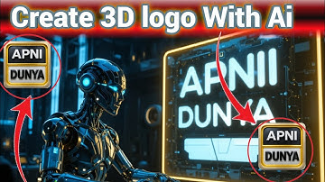 How to Create a Stunning 3D Logo Using ChatGPT & Gemini | AI Logo Design Tutorial (Urdu / Hindi)