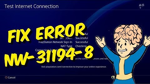 How To Fix PS4 Error NW-31194-8 | Connection to the Server Has Been Lost - (Quick Method!)