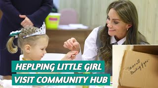 Princess Catherine Wear Preppy Sweater To Visit Vsi Razom Community Hub Bracknell | Kate Middleton