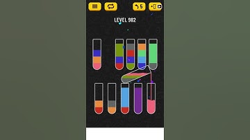【Water Sort Puzzle】 Level 982