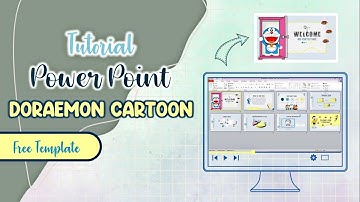 PPT AESTHETIC CARTOON #2 | DORAEMON | Mudah | Simple | Free Template & Font