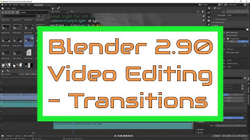 How To Edit Video with Blender 2.90 | Transitions & Crossfades