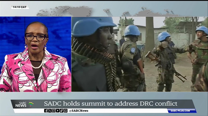 SADC holds summit to address DRC conflict: Sophie Mokoena updates