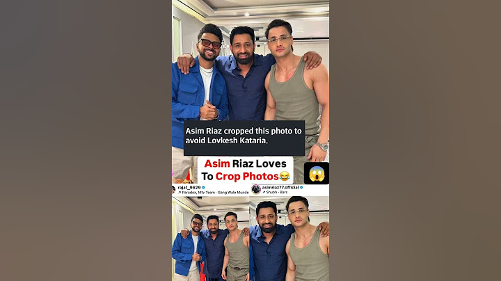 Asim riaz cropped Lovekesh kataria from photo with rajat dalal #news#asimriaz#rajatdalal#elvishyadav