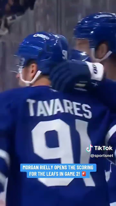 #shortsfeed #shortvideo #youtubeshorts Morgan Rielly SCORES Toronto 1-0 | GAME 2