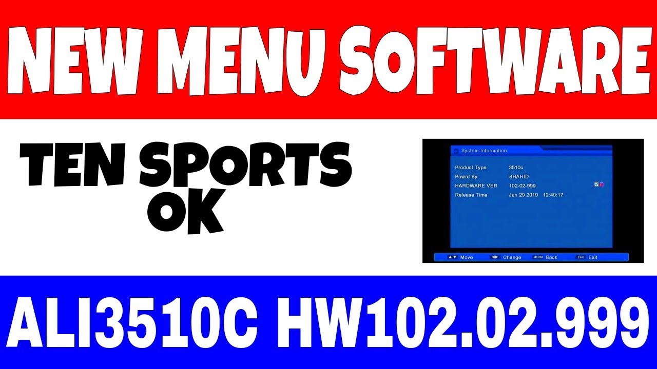 GOOD NEWS ALI3510C HW 102.02.999 NEW MENU & POWERVU SOFTWARE 2019||CRAZY RECEIVERS