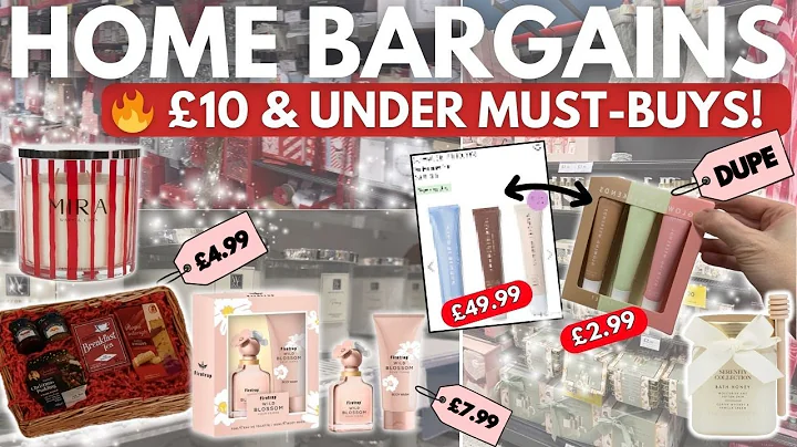Home Bargains Christmas Gift Guide 2025 | EVERYTHING Under £10 Best Finds! 🎄🔥 (4K)