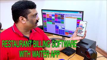 Restaurant Billing Software with Waiter Mobile App Very Easy Simple to Use Raintech Software Ltd